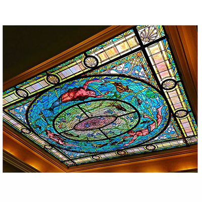 Modelo arquitectónico de Art Window Panels Decorative Custom del vitral para la iglesia