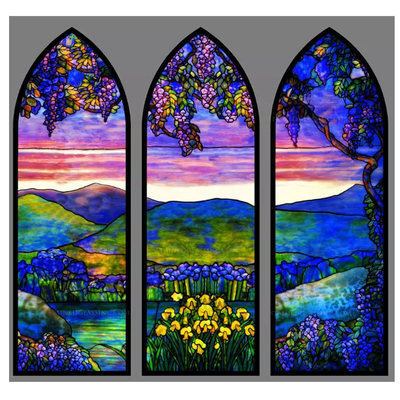 Modelo arquitectónico de Art Window Panels Decorative Custom del vitral para la iglesia