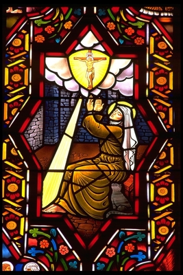 Iglesia que amortigua película de cristal transparente moderada de los paneles decorativos del vitral la alta