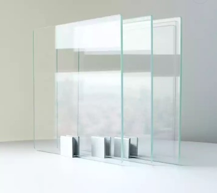 Borde plano moderado ultra claro 3m m de la hoja del panel de cristal de cristal del interruptor 2m m