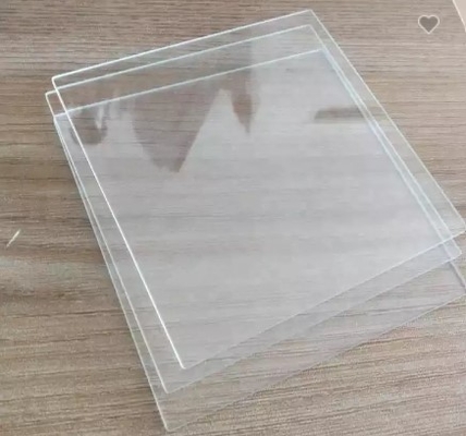 Borde plano moderado ultra claro 3m m de la hoja del panel de cristal de cristal del interruptor 2m m