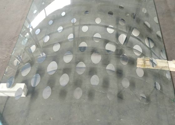 Vidrio curvado 5m m irrompible de Bent Shape Color Painted Printed