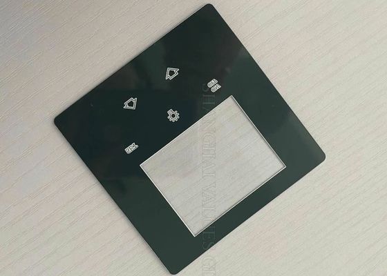 El panel de cristal encubridor óptimo del interruptor de 8m m pulió ULTRAVIOLETA anti del borde