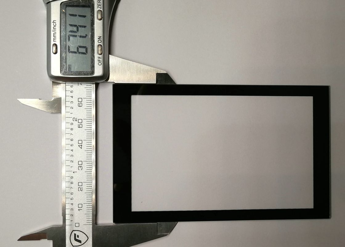 la pantalla de seda del hierro bajo de 3m m imprimió decorativo ultra blanco de cristal del panel